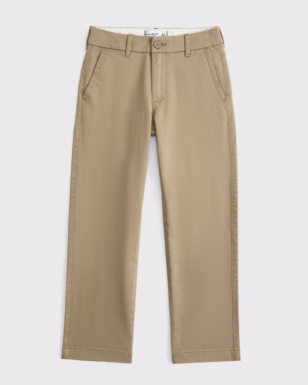 boys loose twill chinos | boys bottoms | Abercrombie.com | Abercrombie & Fitch (US)