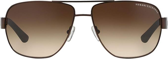A|X ARMANI EXCHANGE Men's Ax2012s Rectangular Sunglasses | Amazon (US)