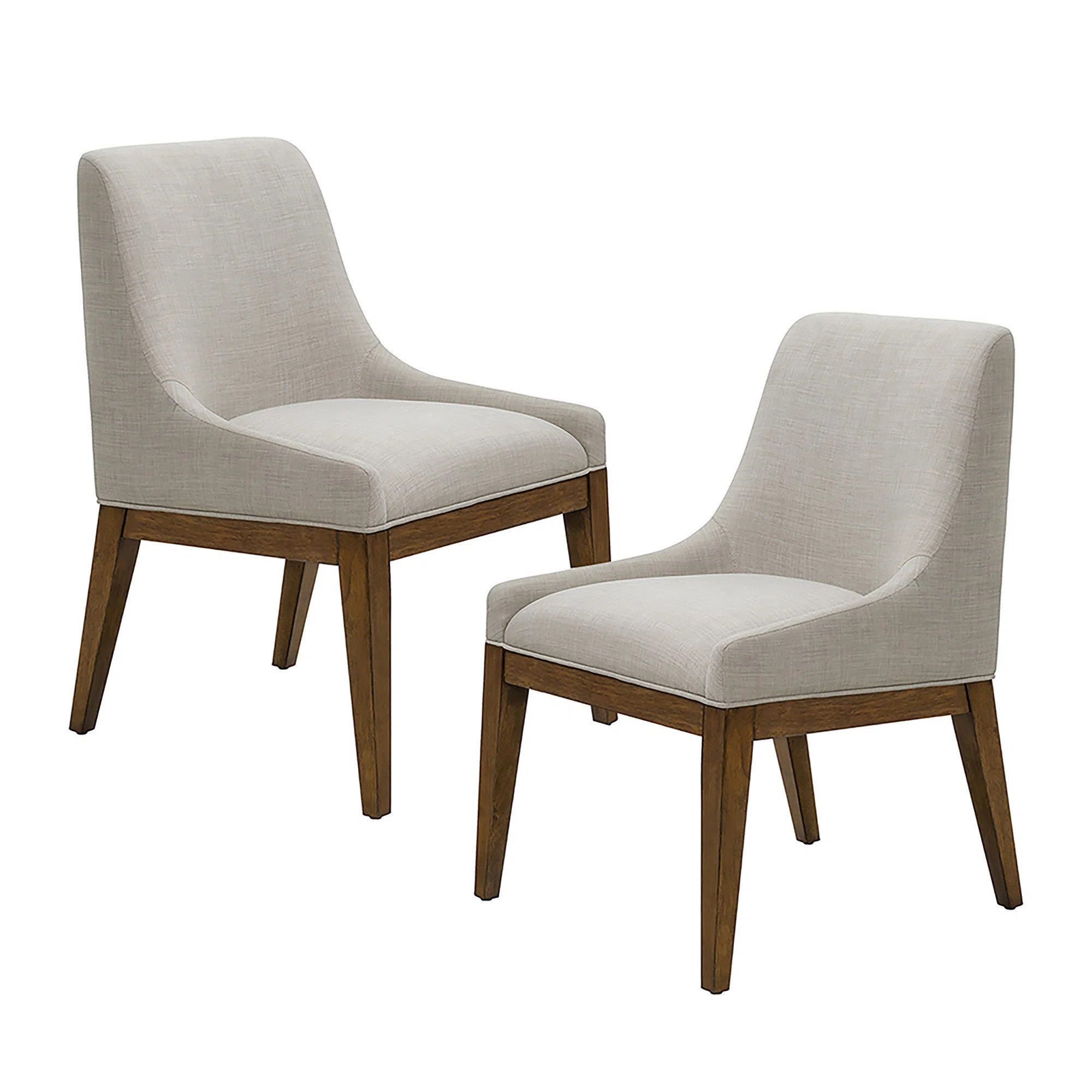 Frank Solid Wood Upholstered Dining Chair (Set of 2) | Wayfair North America