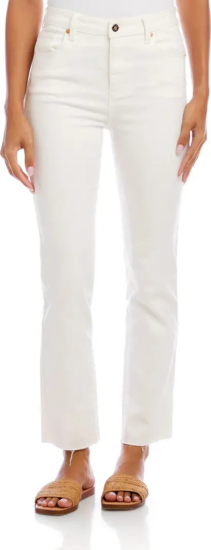 Raw Hem Straight Leg Jeans | Nordstrom