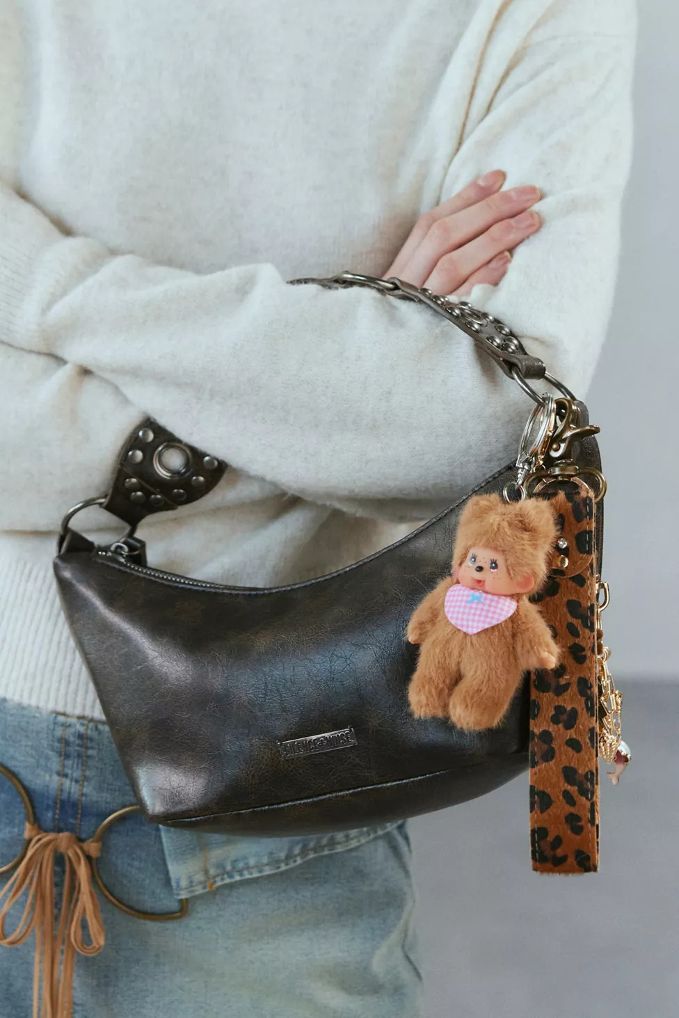 Silence + Noise Luna Studded Faux Leather Bag | Urban Outfitters (US and RoW)