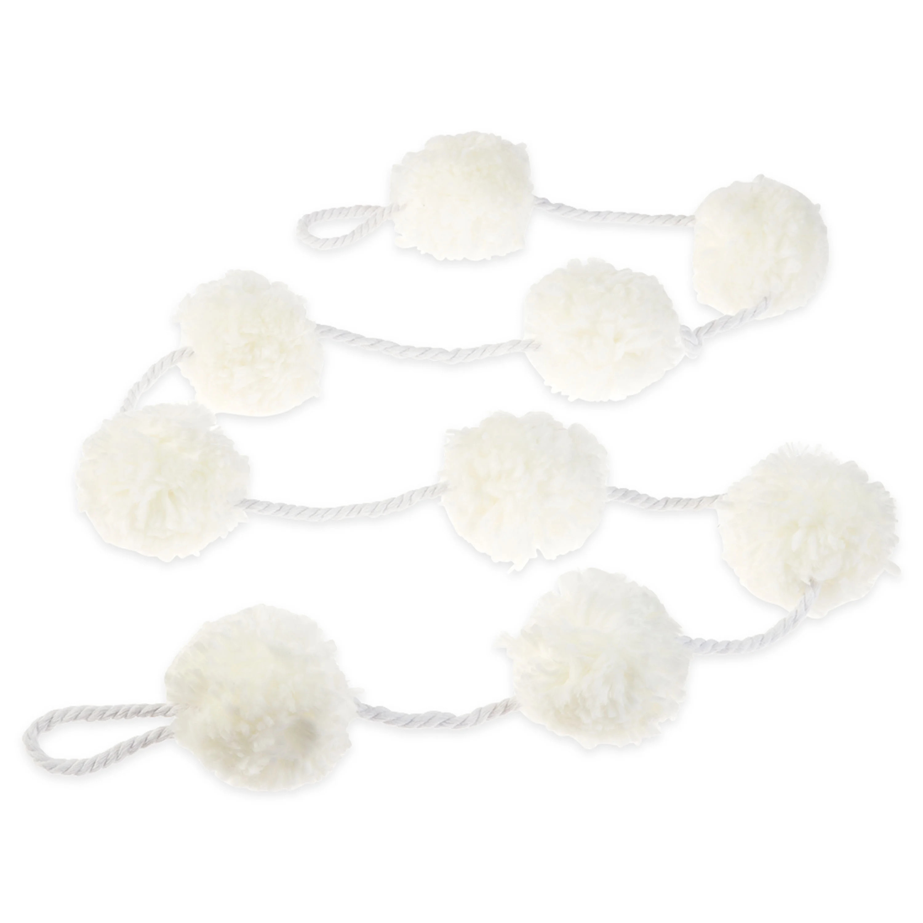 Holiday Time Dc 2pk 6ft Wht Pom Pom | Walmart (US)