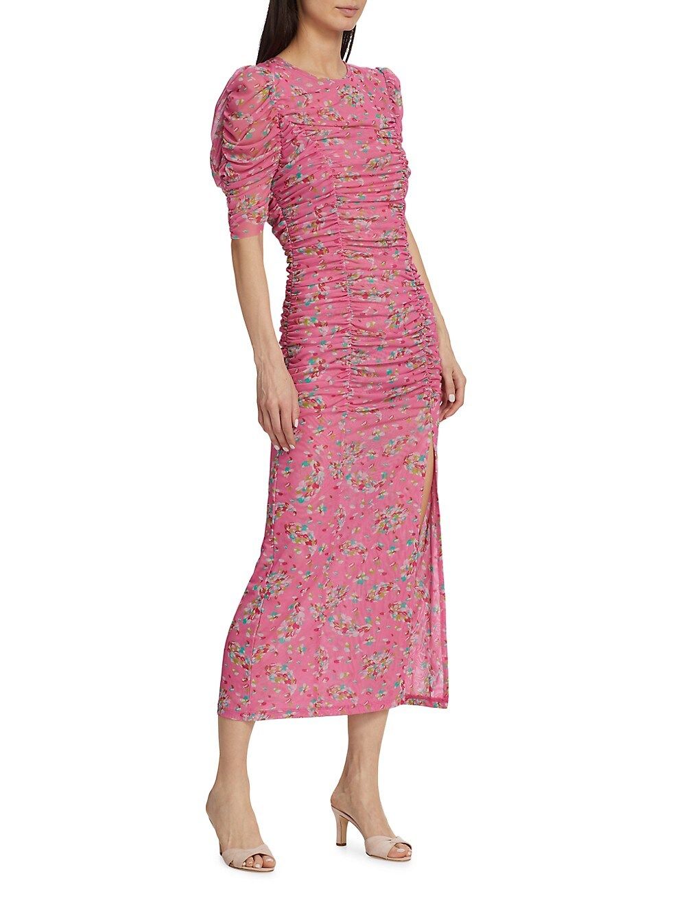 Free People Briella Ruched Body-Con Midi-Dress | Saks Fifth Avenue