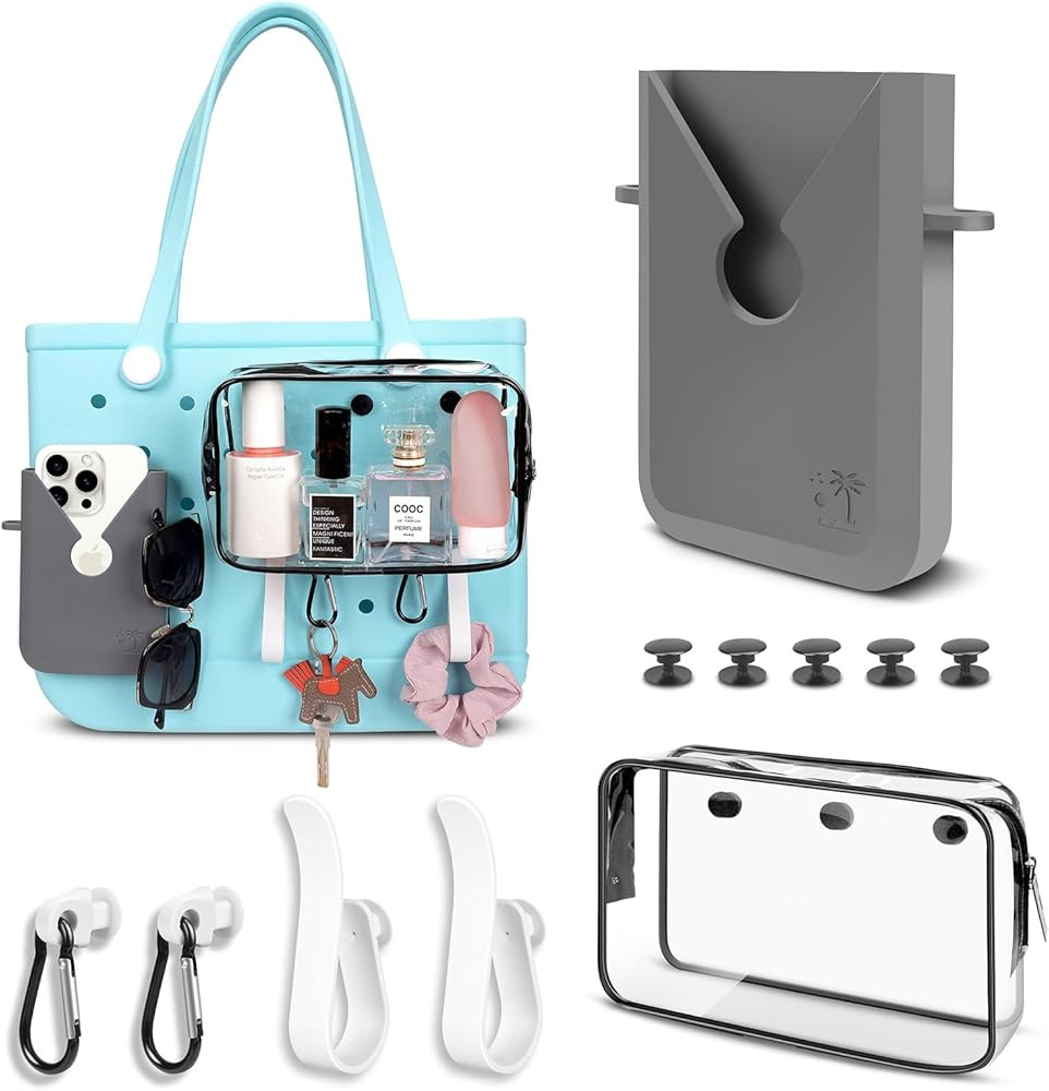 6 Packs,Suitable for Bogg Bag Accessories Set,Can Be Installed Inside and Outside the Beach Bag.I... | Amazon (US)