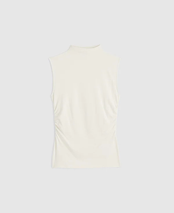 Ruched Mockneck Tank | Madewell | Madewell