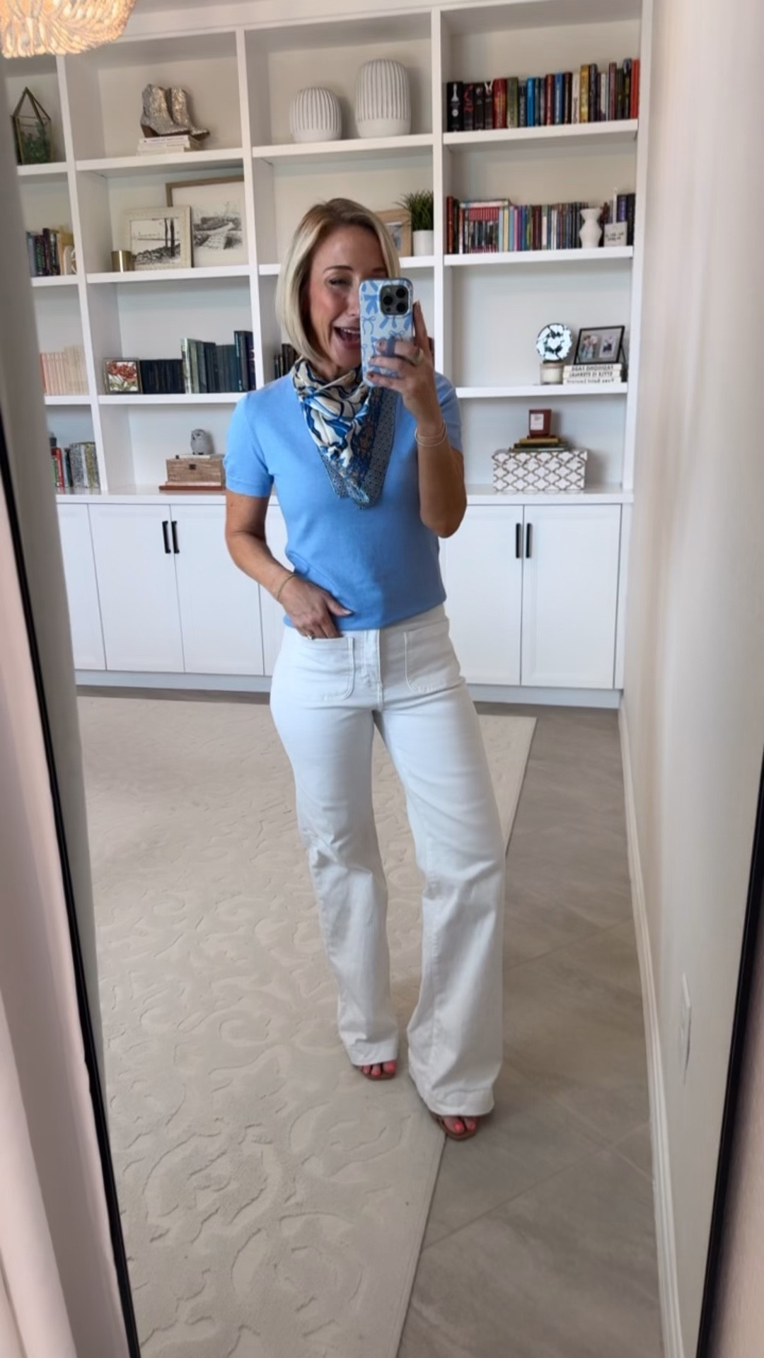 Amazon - summer sweaters styled 3 ways each. Short Sleeve Crew Neck Lightweight Sweater - size XS. 9 colors. * White High Rise Wide Leg Denim Trousers - size 2, Average. 3+ colors. 

 

#LTKSeasonal #LTKOver40 #LTKSaleAlert