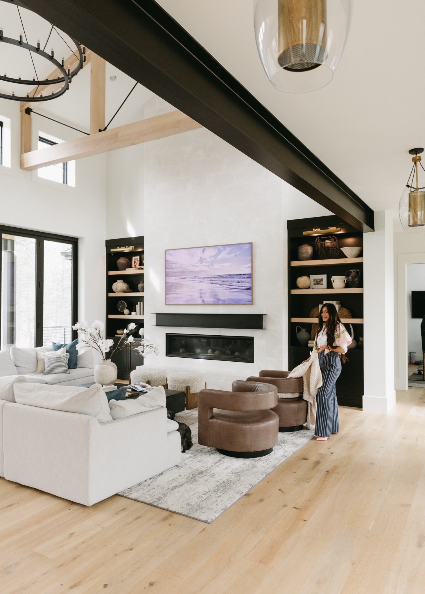 Most of our great room furniture is from RH and cannot be linked. Sharing the exact decor used to style the built-in shelves.

#LTKdayinmylife #LTKSeasonal #LTKHome