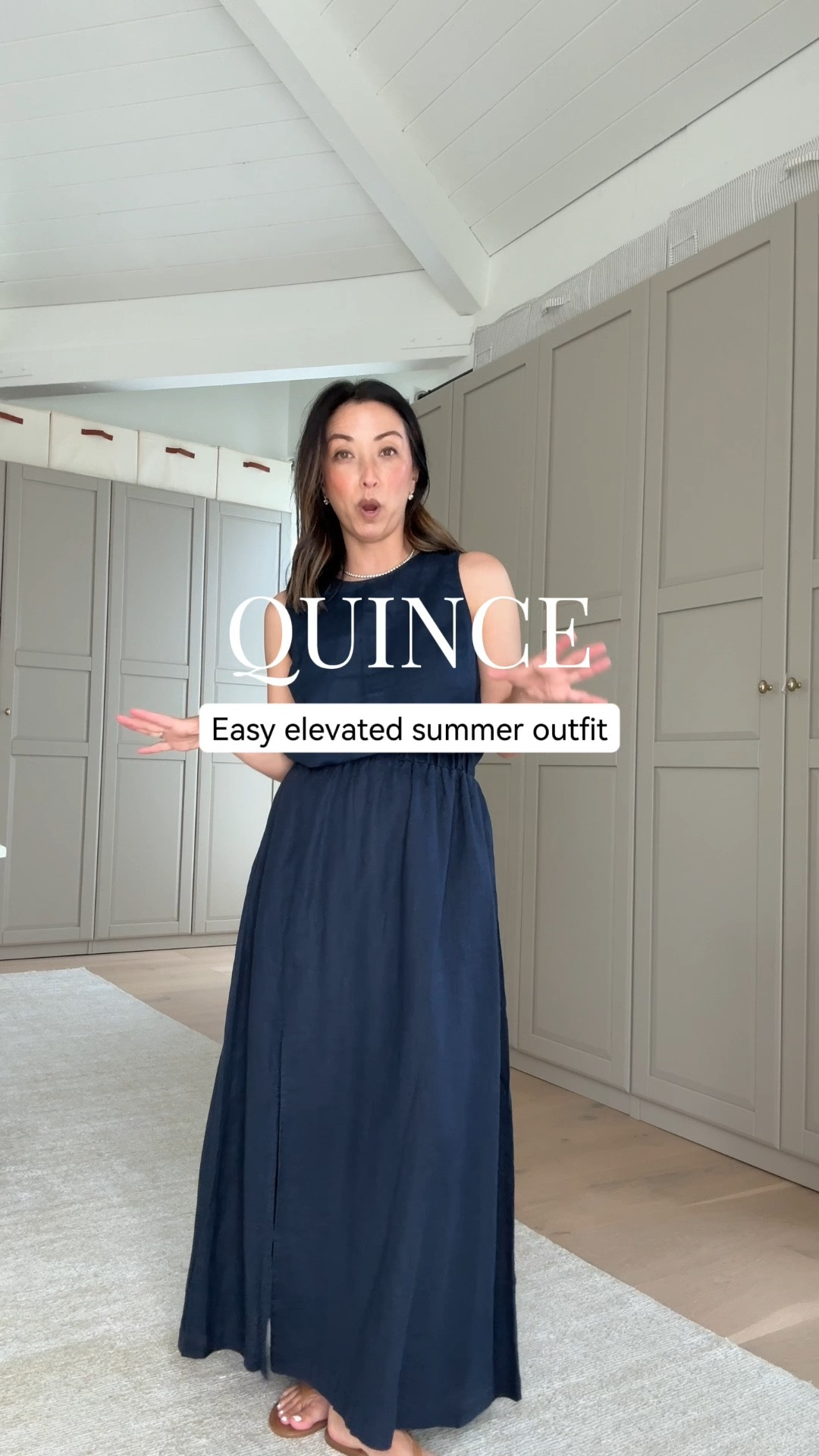 An easy way to make linen feel a little more elevated for summer dinners, vacations, or special occasions. Wearing both tank and maxi skirt in size small.

#LTKmomlife #LTKPetite