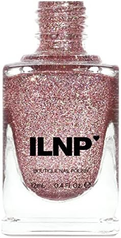ILNP Madison Ave - Antique Pink Holographic Metallic Nail Polish | Amazon (US)