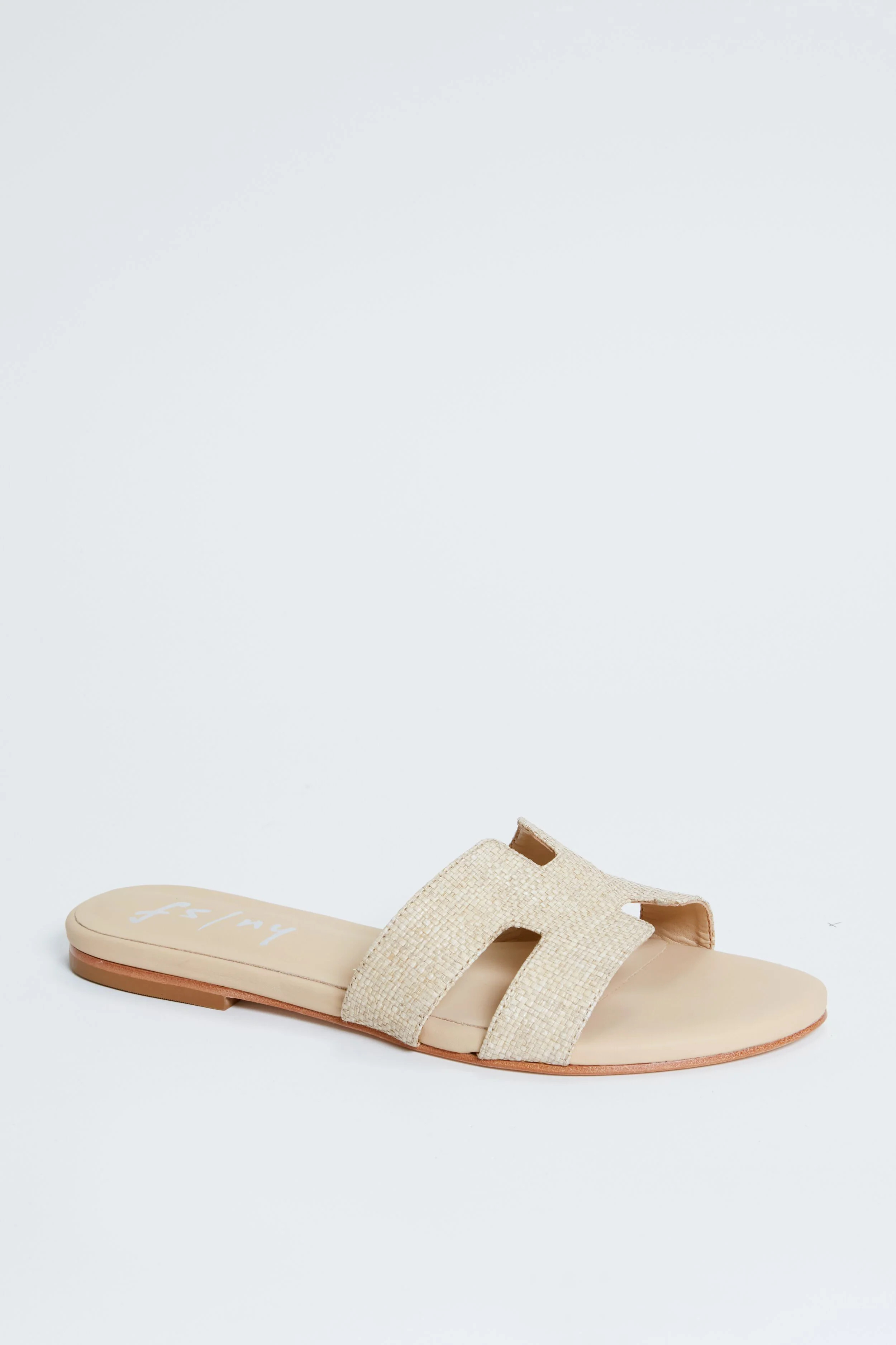 Beige Raffia Alibi Sandals | Tuckernuck (US)