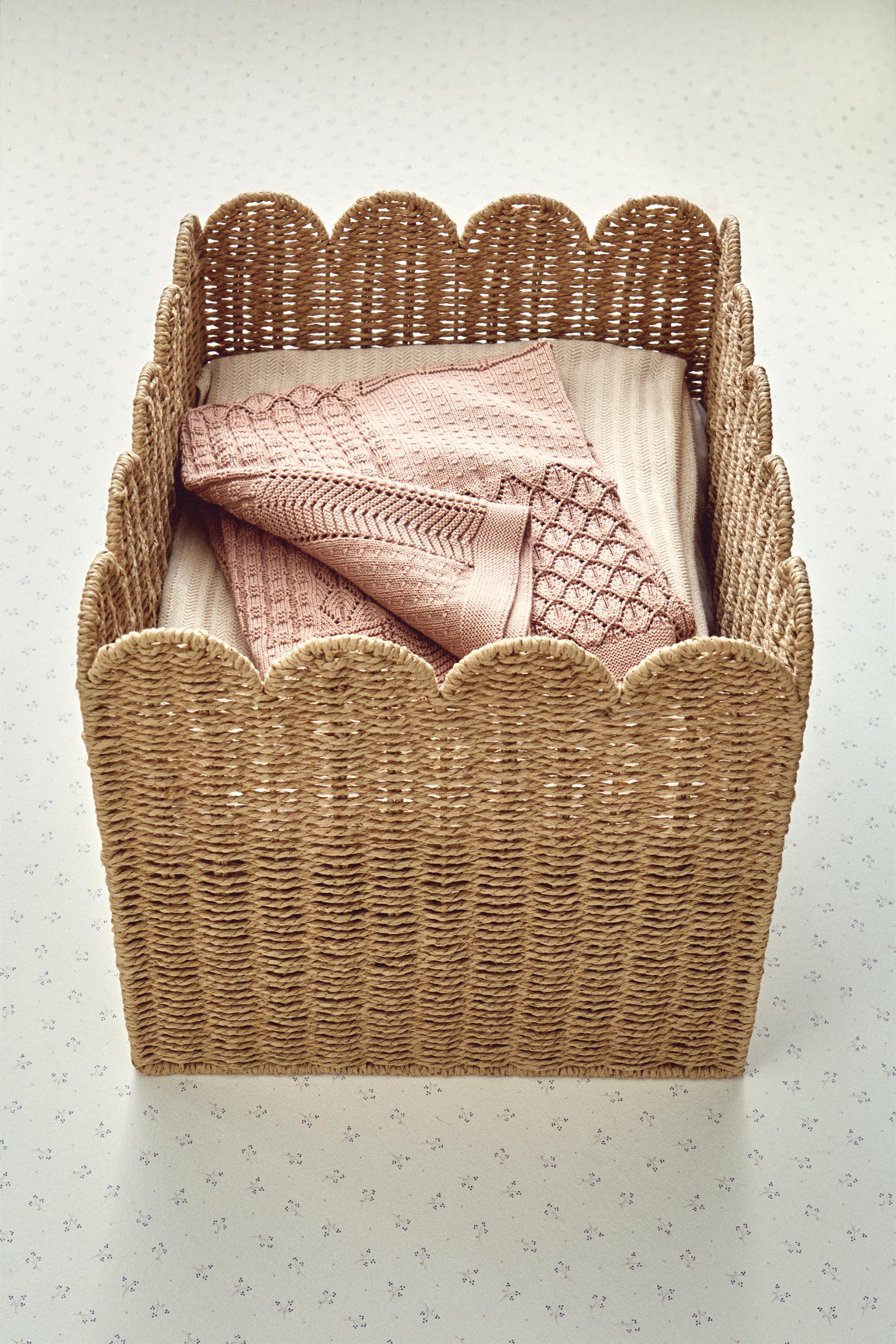 CHILDREN'S LARGE SCALLOPED BASKET | Zara US