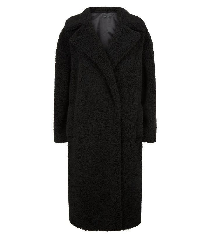 Black Teddy Maxi Coat | New Look | New Look (UK)