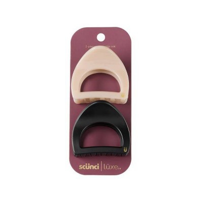 scünci | lüxe Statement Open Cut Claw Clips - 2pcs | Target