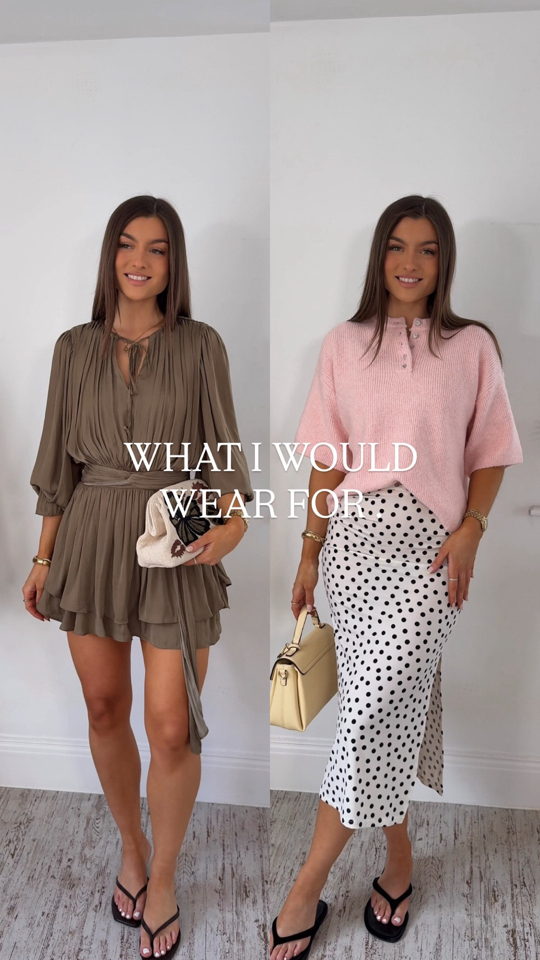 What I’d wear for … 

#LTKstyletip #LTKeurope #LTKspring