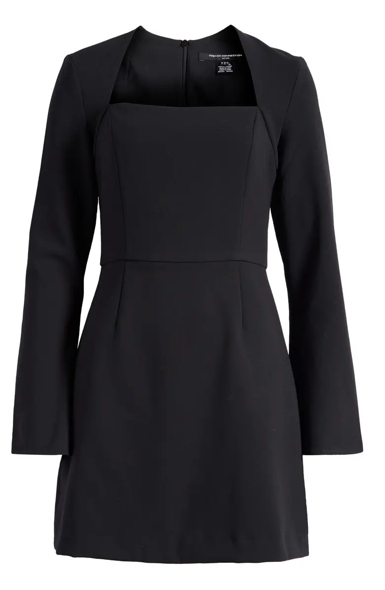 French Connection Whisper Long Sleeve Minidress | Nordstrom | Nordstrom