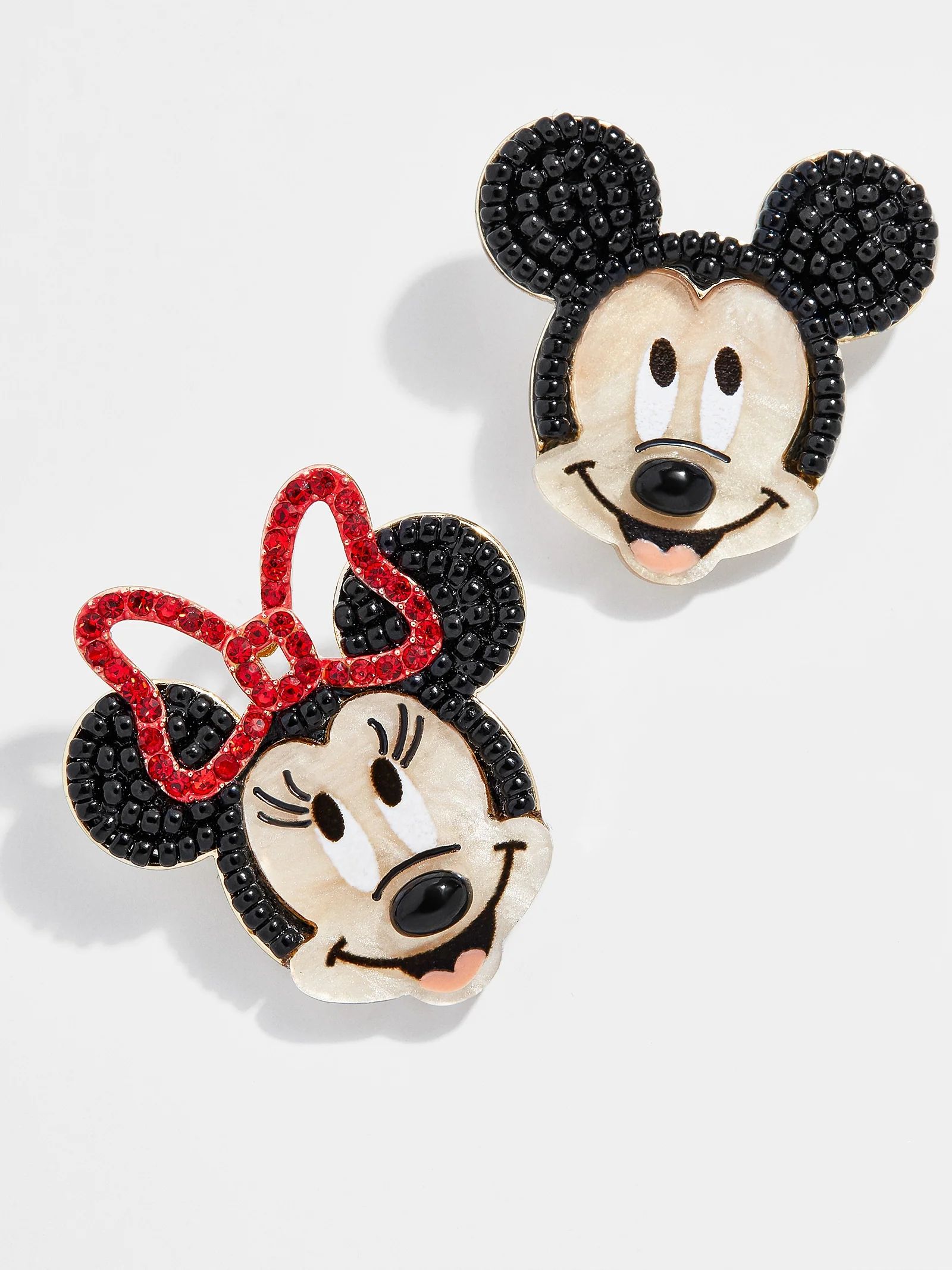 Mickey Mouse and Minnie Mouse Disney Earrings - Black | BaubleBar (US)