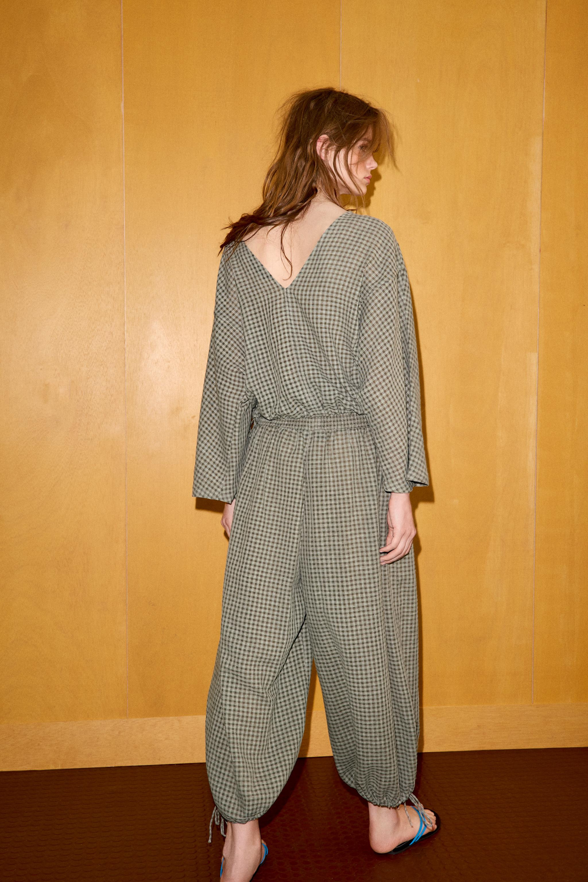 ELASTIC WAIST PANTS | Zara US