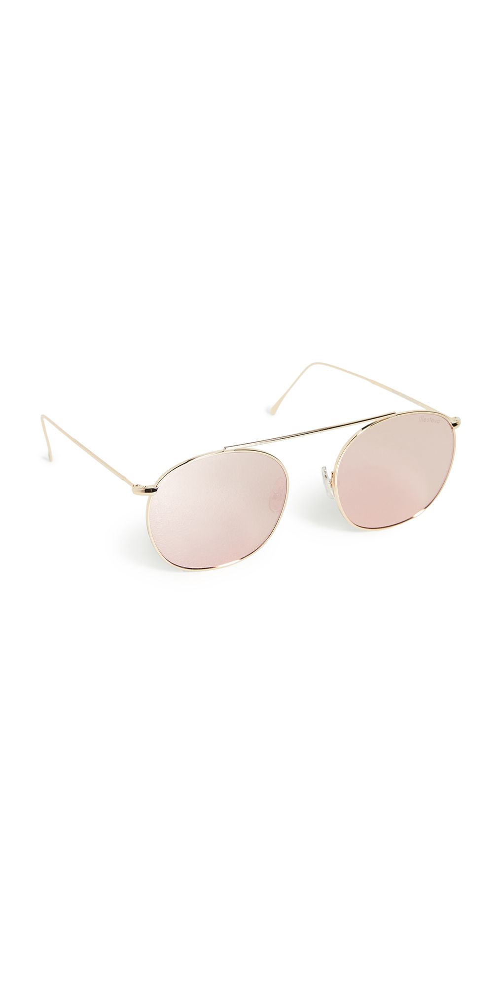 Illesteva Mykonos II Gold Sunglasses | Shopbop