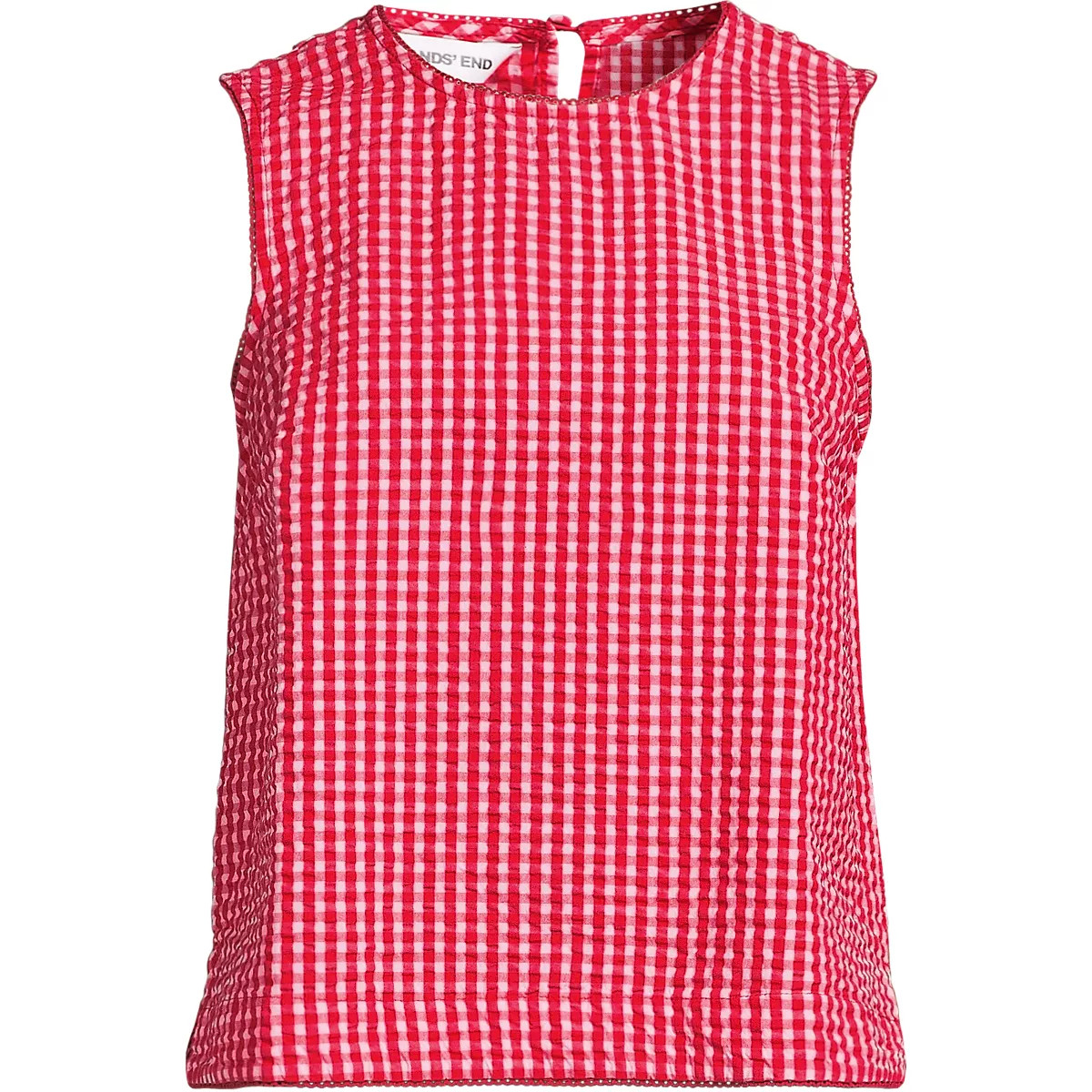 Women's Seersucker Matchback Shell | Lands' End (US)