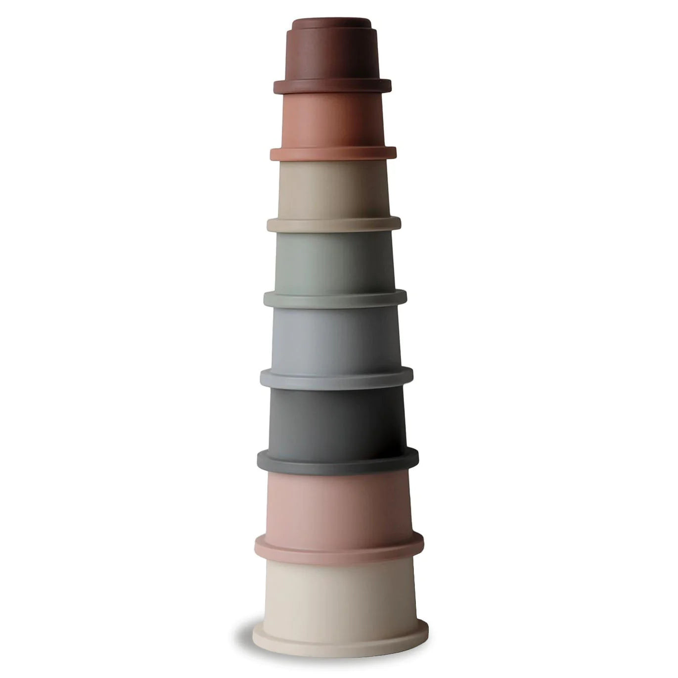 Mushie Stacking Cups Toy | Mebie Baby