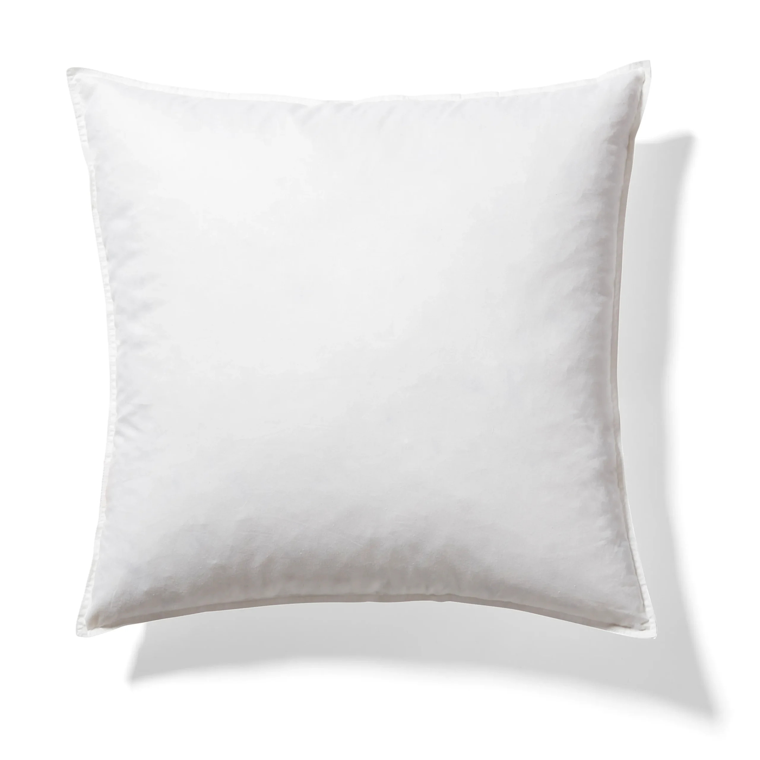 Pair of White Goose Feather Pillow Inserts, sold as a set of two | EVELYN & KATE (US)