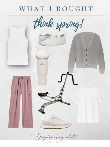Wishing for spring plus size outfit inspiration. What I bought this week included an inexpensive piece of exercise equipment to exercise without pressure on my Achilles bursa. 

#plussize #sizeinclusive #midsizespringstyle 

#LTKcurves #LTKstyletip #LTKSeasonal