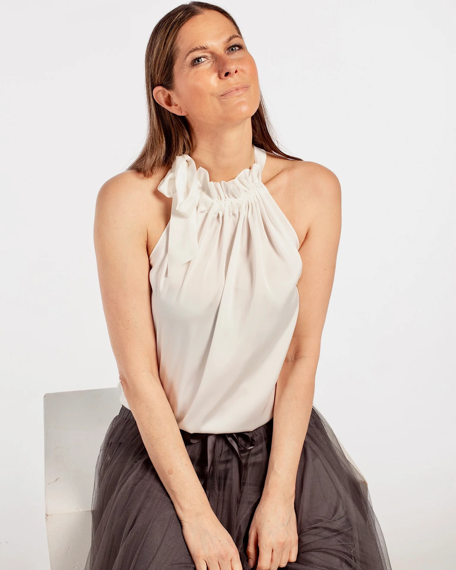 Bella B Top - White | Law and Co