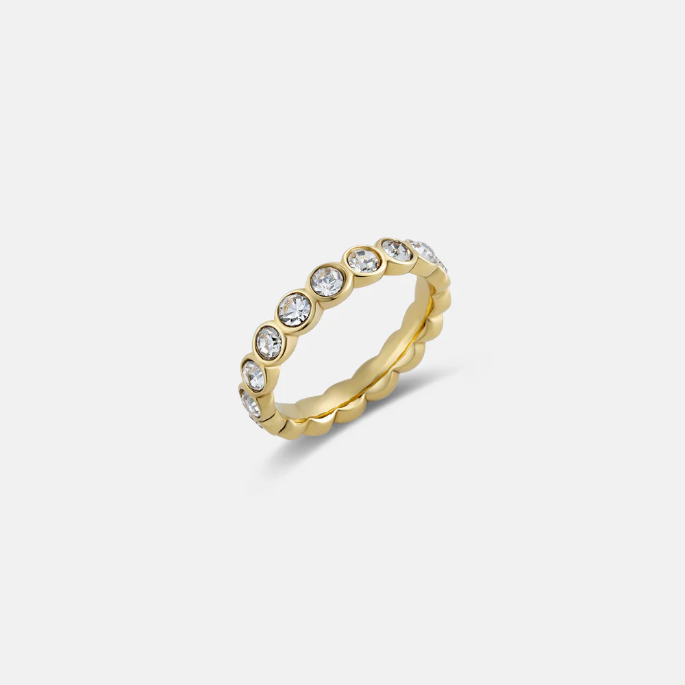 Linzy Crystal Eternity Band | Victoria Emerson