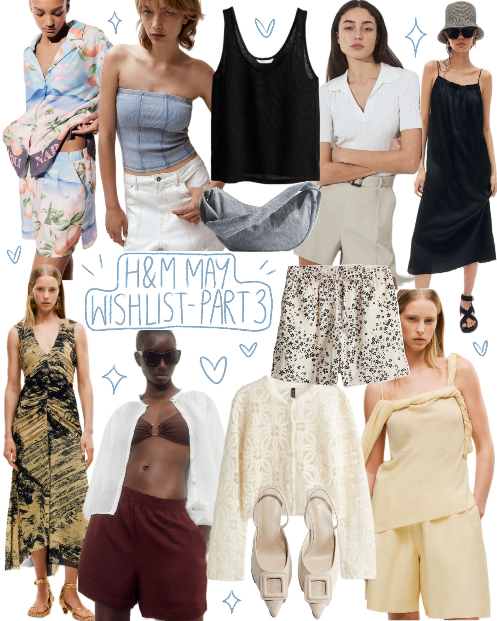 H&M May Wishlist Part 2!
H&M haul, H&M outfit, ootd, outfit inspo, summer outfit, summer dress, summer ootd, spring outfit, spring outfit inspo, crochet cardigan, sling back heels, summer shorts, summer top

#LTKspring #LTKsummer #LTKuk