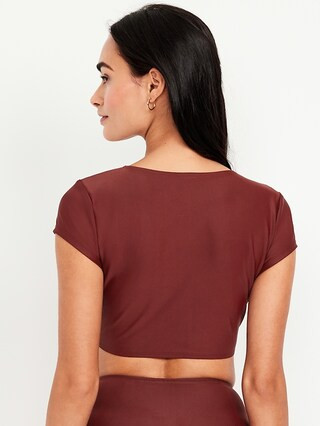 Tie-Front Swim Cover-Up | Old Navy (US)