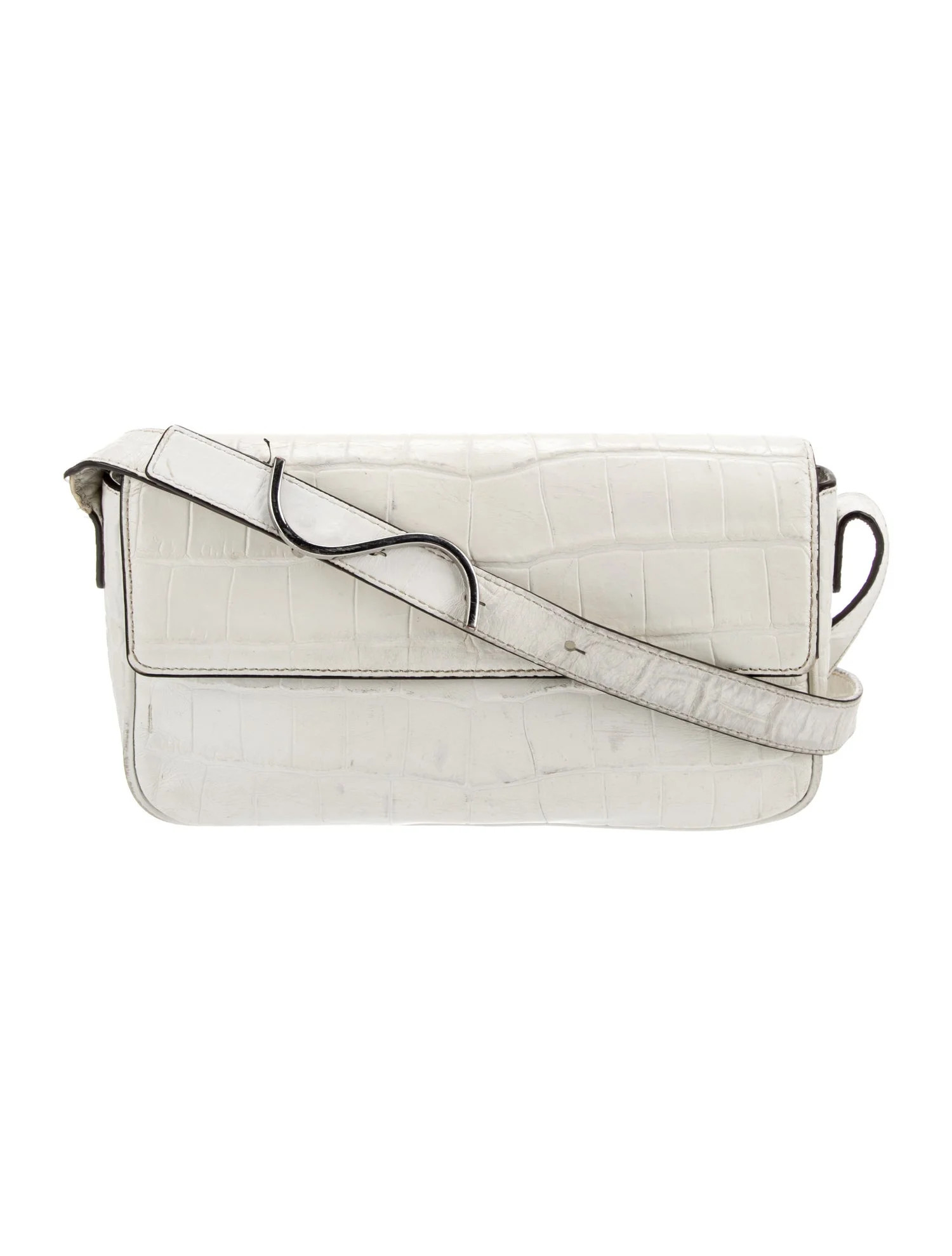 Embossed Leather Shoulder Bag | The RealReal