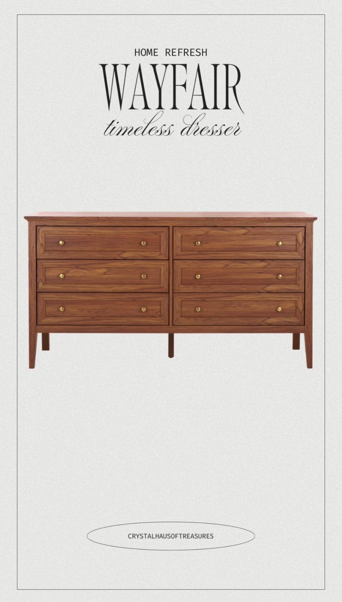 A gorgeous dresser perfect for a bedroom or even as a hallway console or sideboard with storage 

#wayfair #dresser #lookforless

#LTKSaleAlert #LTKdayinmylife #LTKHome