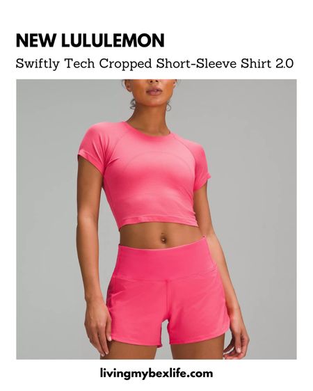 New lululemon Swiftly Tech Cropped Short Sleeve Shirt 2.0 in Glaze Pink

Lululemon pink, lululemon crop top, running shirt, guest, gym outfit, tennis outfit, running outfit, CrossFit, athleisure, casual, spring outfitt

#LTKfindsunder100 #LTKfitness #LTKU