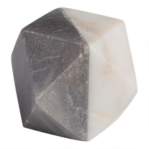 Marble Geometric Paperweight | World Market