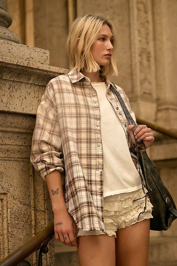 We The Free Lexi Plaid Button Down | Free People (Global - UK&FR Excluded)