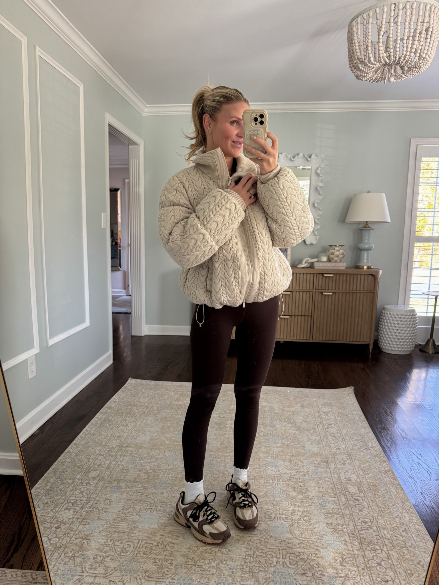 Target find: the cutest cable knit puffer jacket in cream! Just $60, Wearing a small, could have done an XS

#LTKSeasonal #LTKFindsUnder50 #LTKSaleAlert