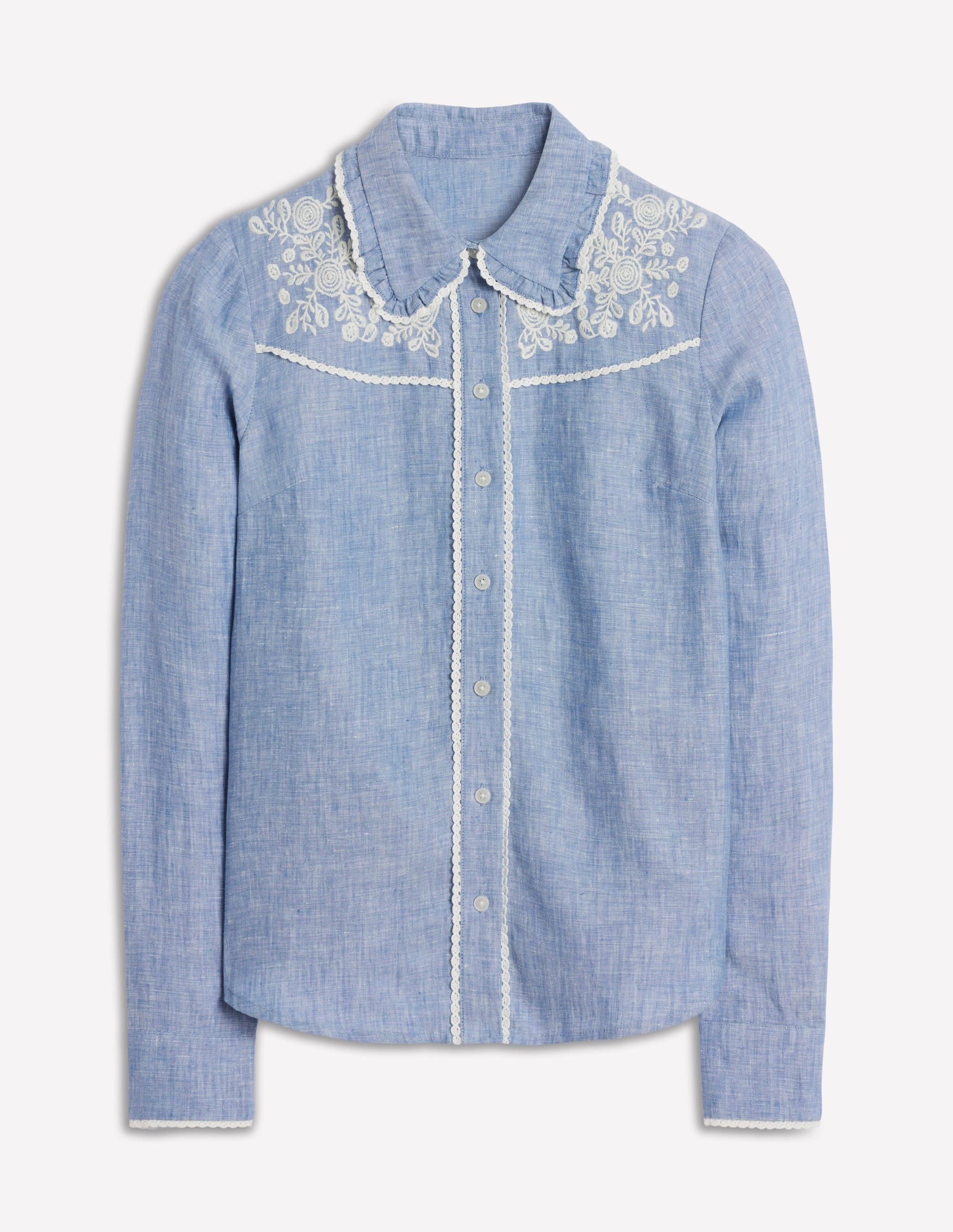 Sienna Western Shirt-Chambray | Boden (US)