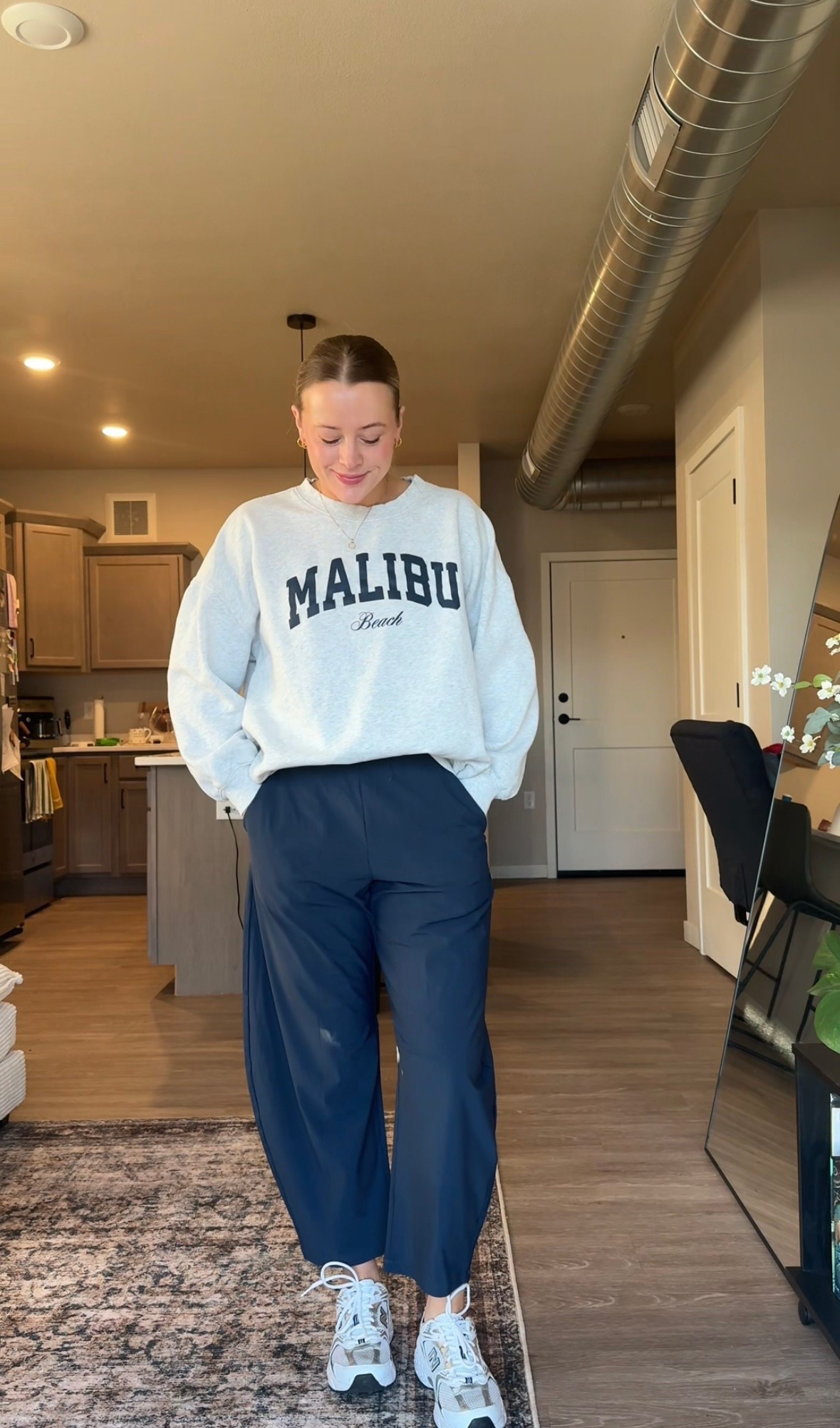 Athleisure OOTD with my favorite sleek tech barrel ankle pants from Old Navy!! 

#LTKSaleAlert #LTKFindsUnder50 #LTKU