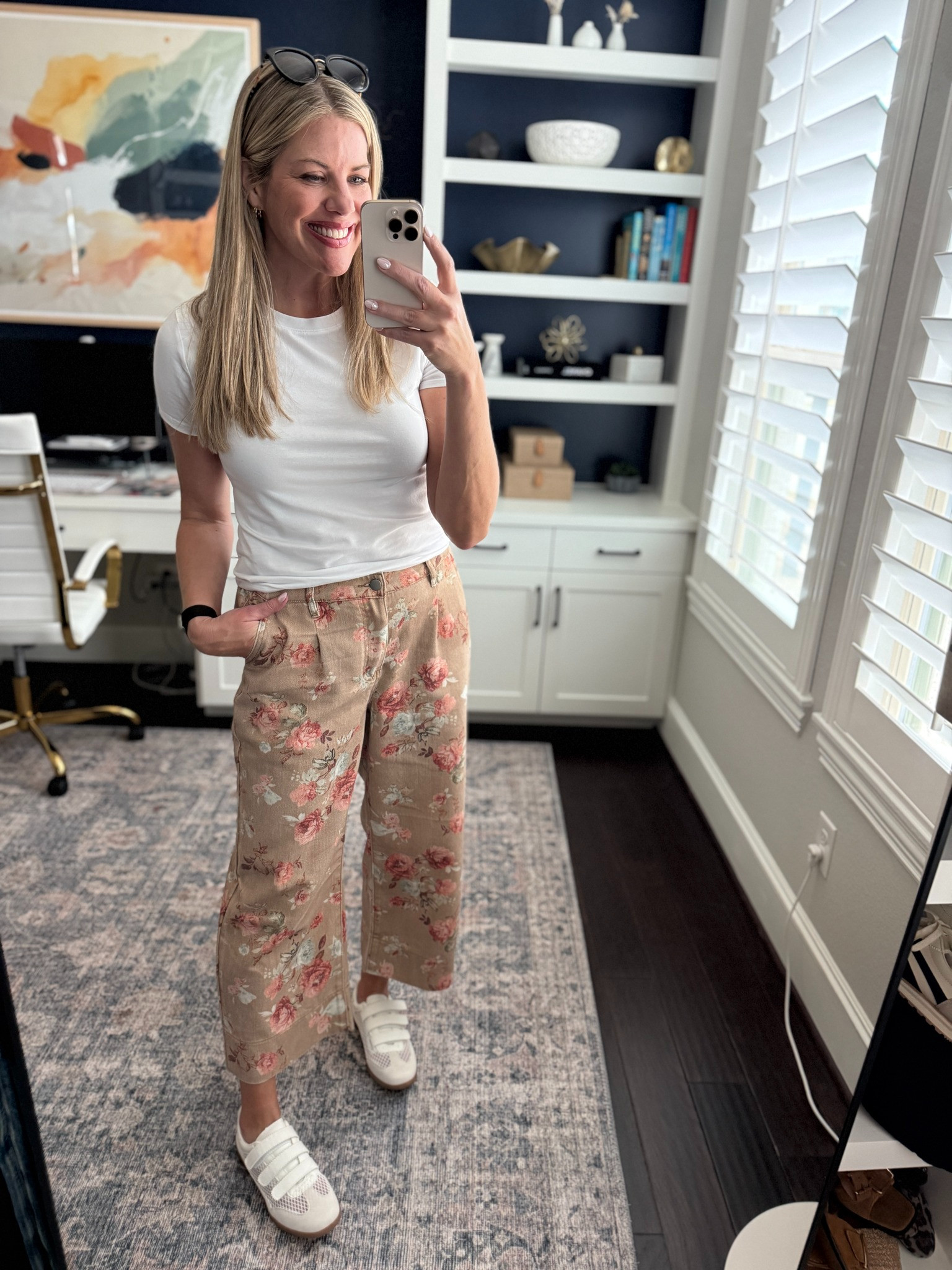 😍So excited for all the printed jeans and pants to come back this spring!  

 #LTKootd #LTKOver40