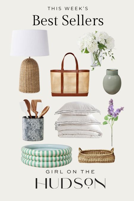 Best sellers from this week!

Woven target lamp, woven leather tote bag, faux lilac, faux hydrangea, Target vase, mini pool, woven basket, target basket, Williams sonoma utensil holder, quince bedding, linen duvet

#LTKSeasonal #LTKsalealert #LTKhome