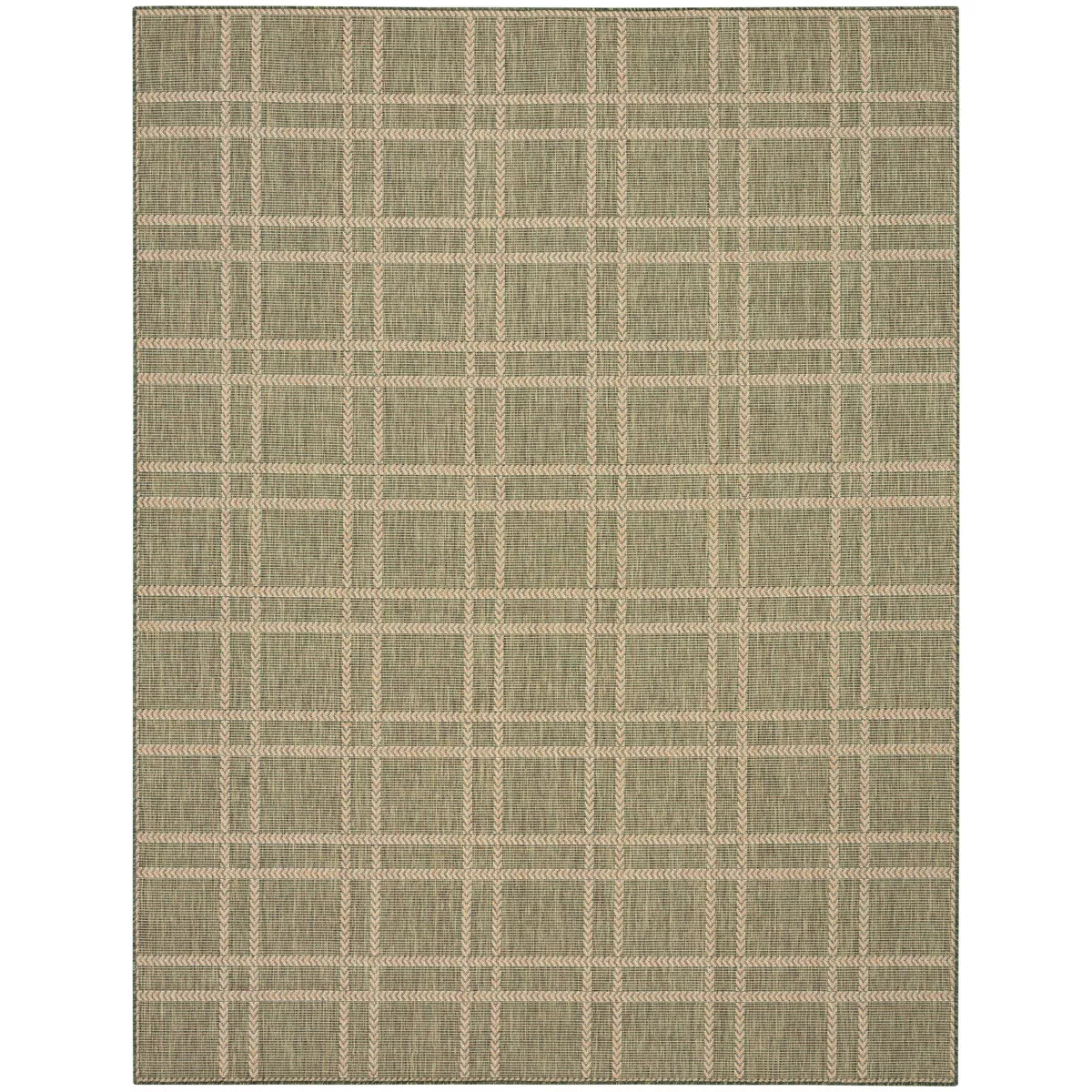 Nourison Horizon Indoor/Outdoor 10' x 14' Green Modern Rug | Target