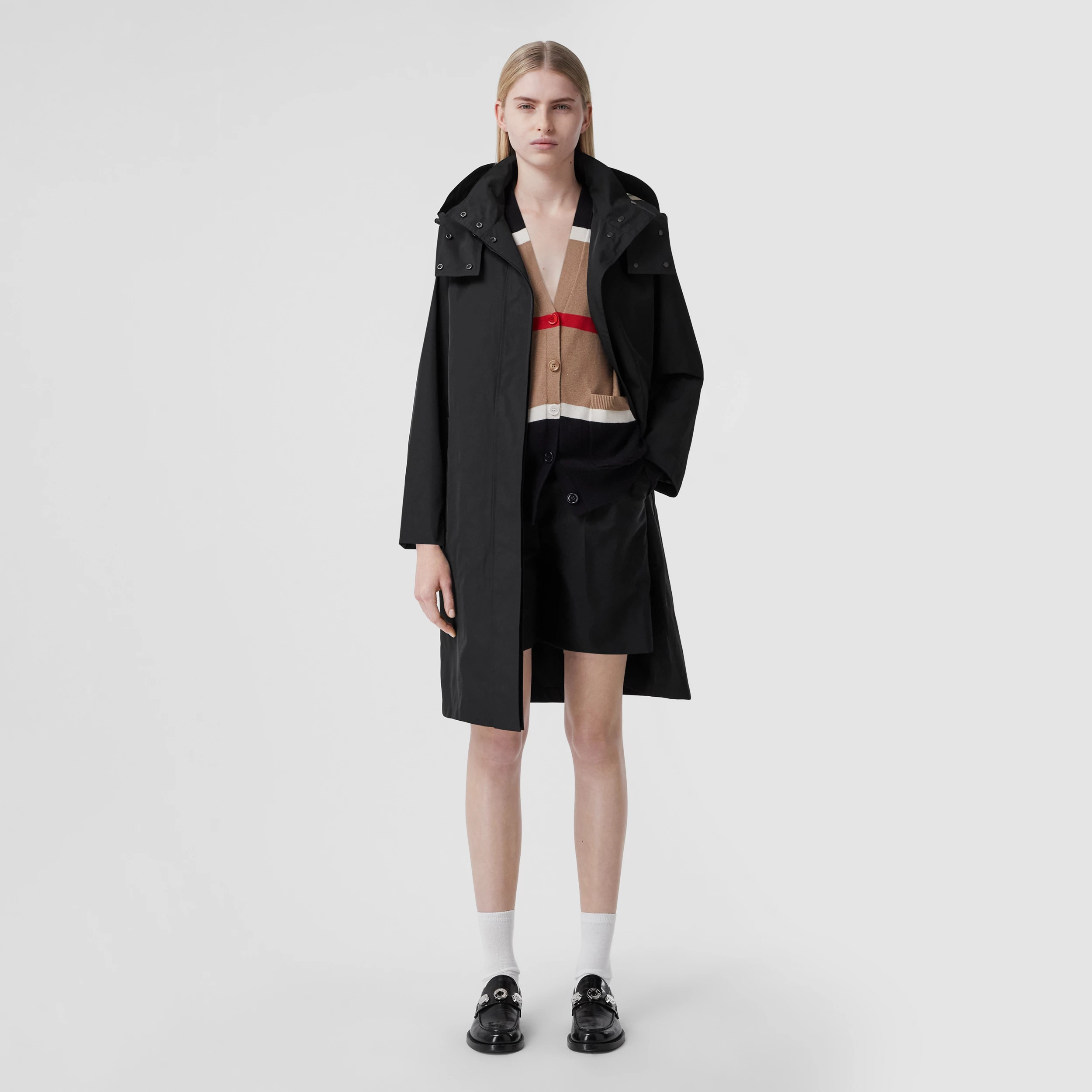 Detachable Hood Car Coat in Black - Women | Burberry® Official | Burberry (US)