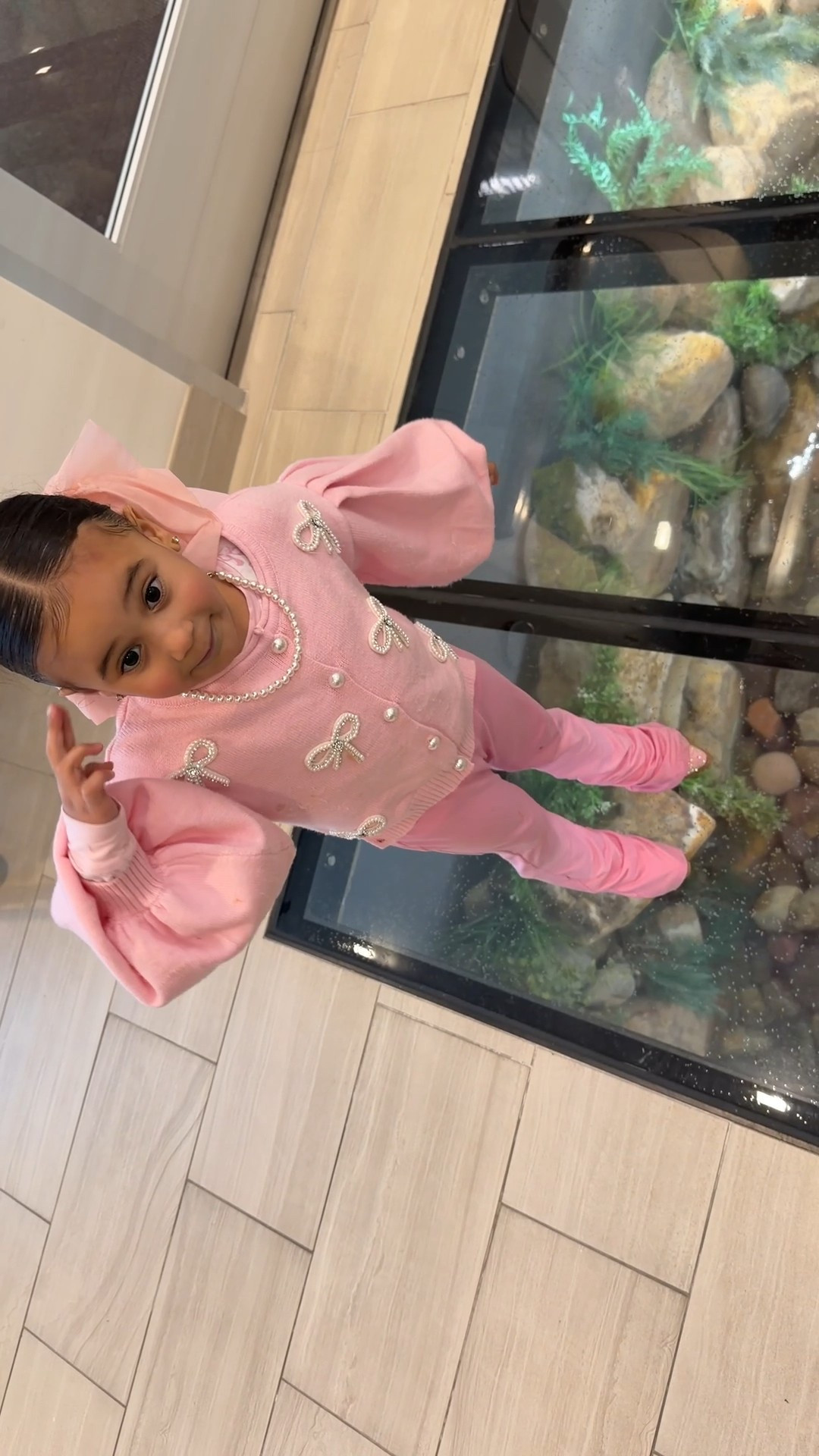 Bella girls all pink look 