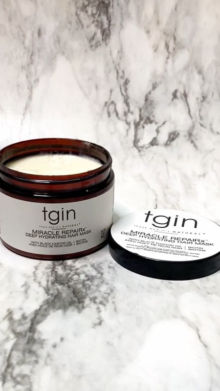 The TGIN Miracle Repair Deep Hydrating Hair Mask is the only deep conditioner in my relaxed hair regimen.

#LTKBeauty