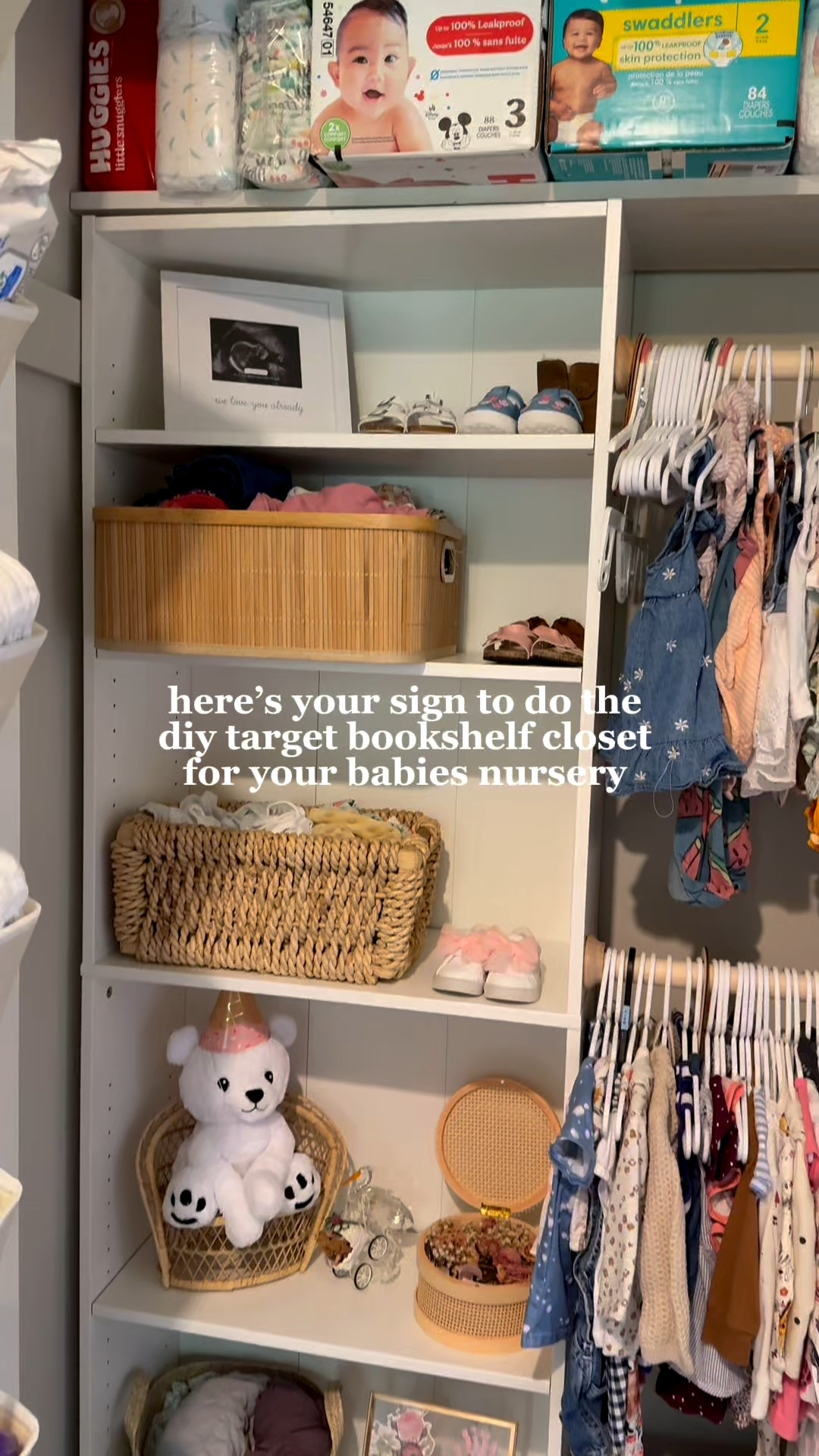 7 months later and we are loving how organized and functional this DIY closet is🤩 

#LTKHome #LTKFindsUnder50 #LTKBaby