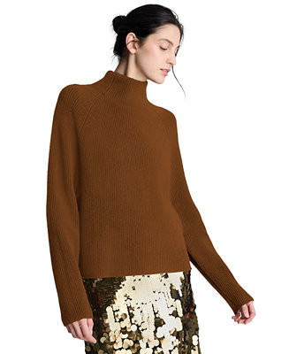 Women's Mock Neck Raglan Sweater | Macy's