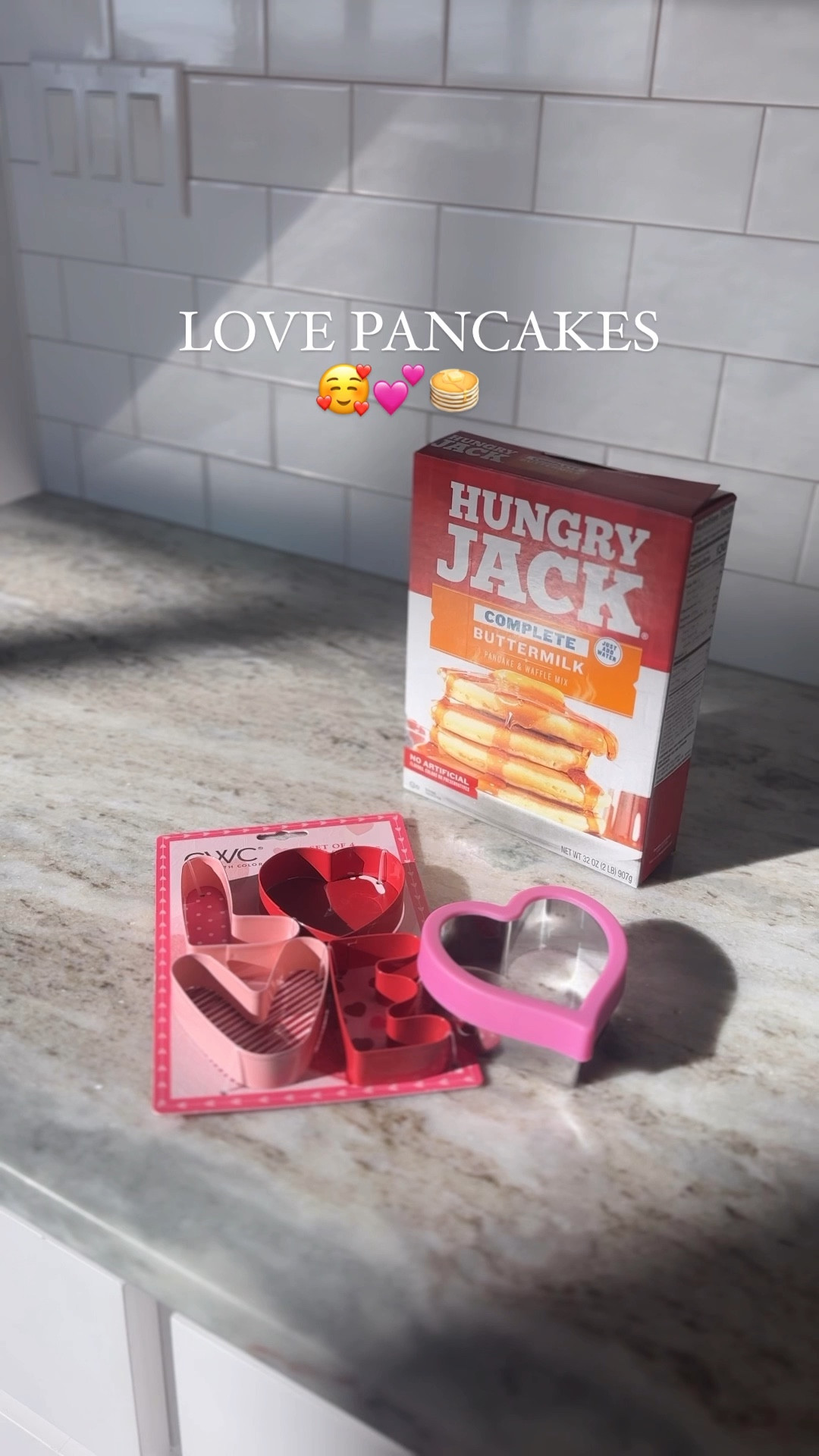 SAVE this and make your Valentine (or yourself) feel extra LOVED!! ♥️🥞

I attempted the method of placing the cookie cutter into the pan and filling it with the pancake batter, but it didn’t work out so well for me. 🤷🏻‍♀️ This led to plan B 👉🏻 Cookie Cutters for Dummies (aka just cut out the shape AFTER the pancake is cooked! 🤣 Both methods give you the same end result and it still taste delicious! 

#lovepancakes #valentinesdayideas #breakfastrecipe #pancakeslover 


#LTKFamily #LTKHome #LTKWatchNow