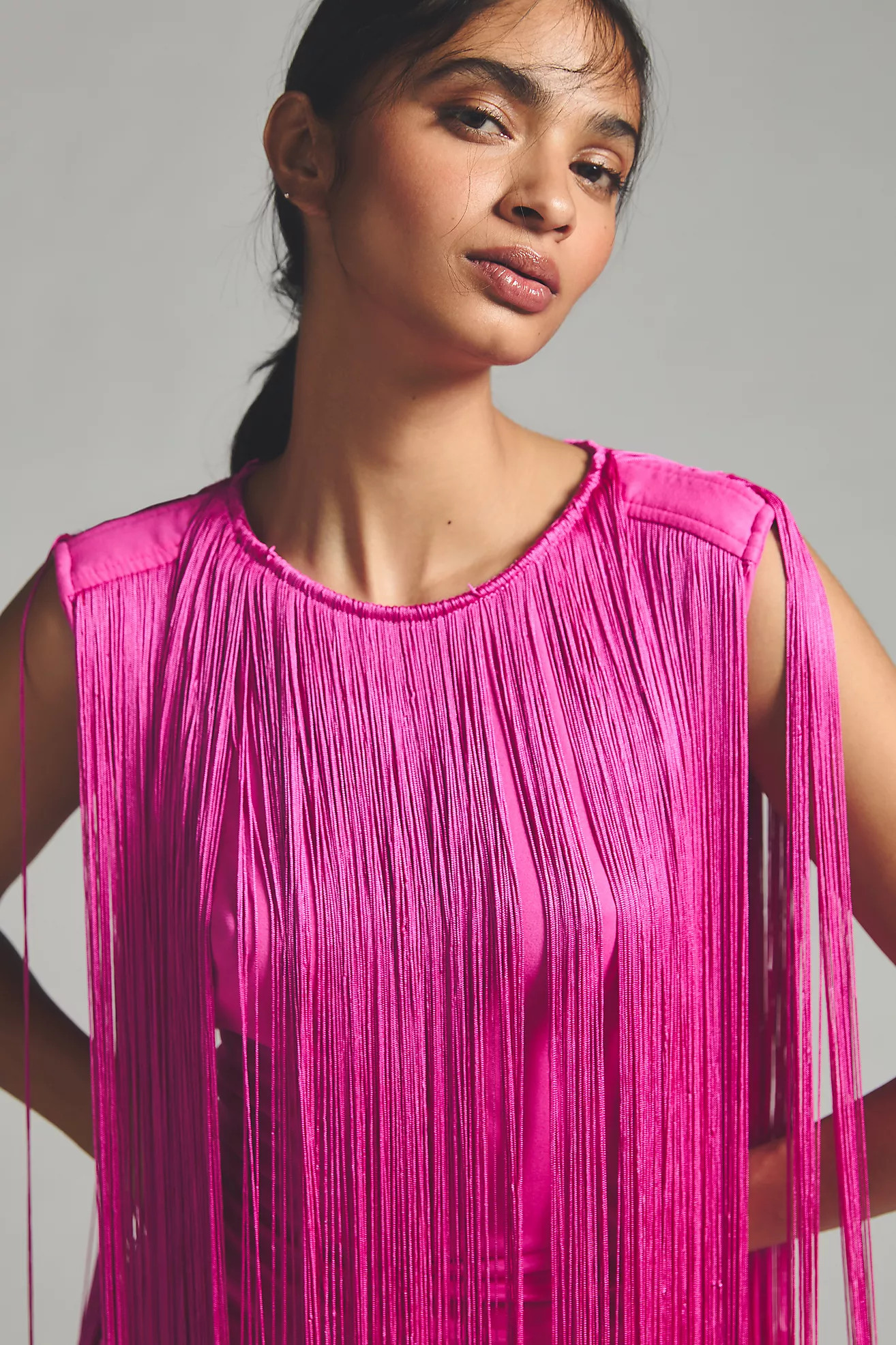 Hutch Fringed Sleeveless Dress | Anthropologie (US)