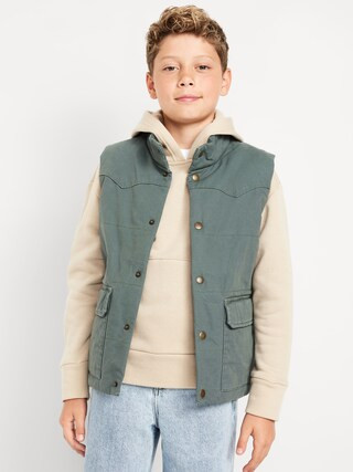 Canvas Utility Vest for Boys | Old Navy | Old Navy (US)