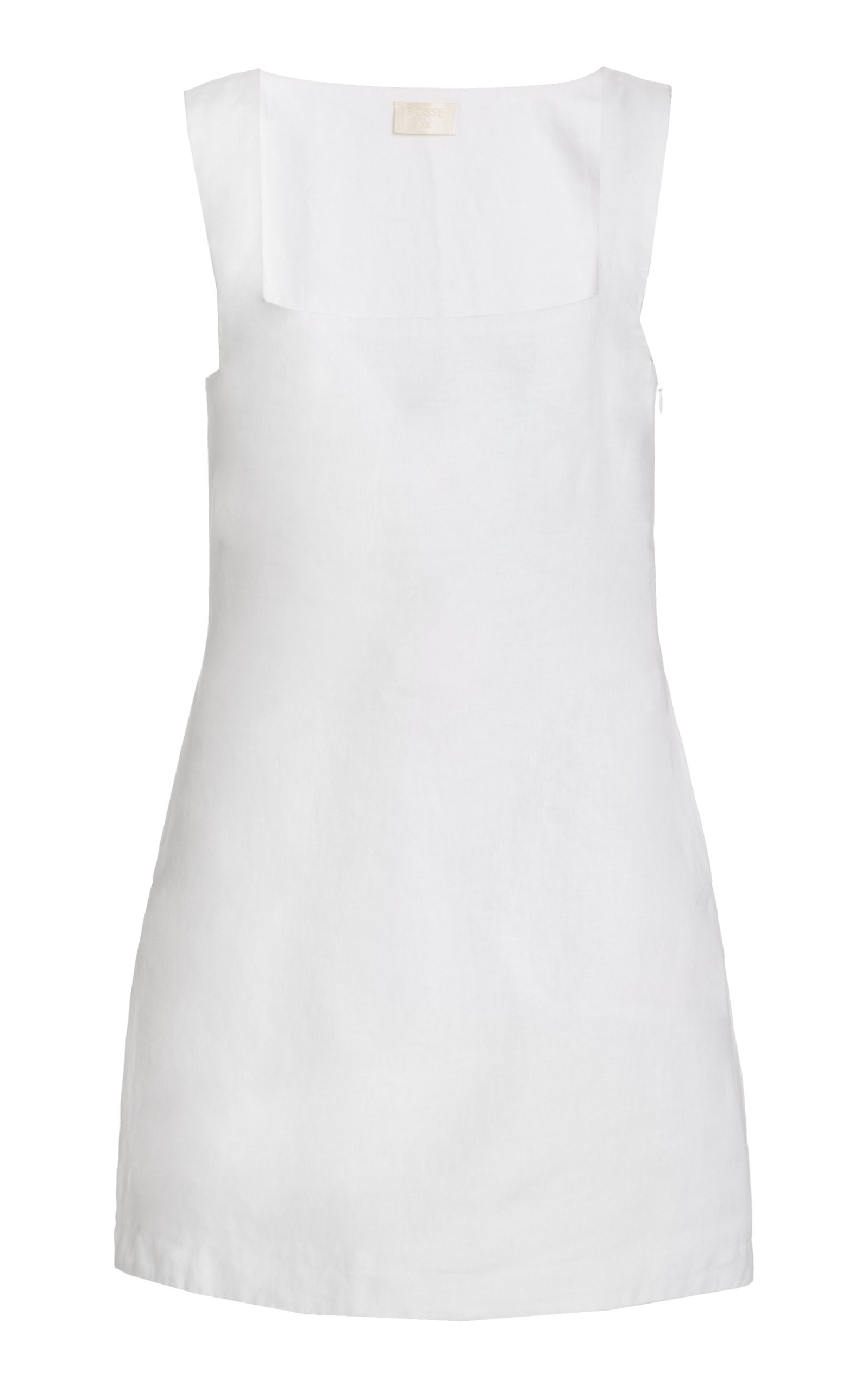 Posse - Women's Exclusive Alice Linen Mini Dress - White - L - Moda Operandi | Moda Operandi (Global)